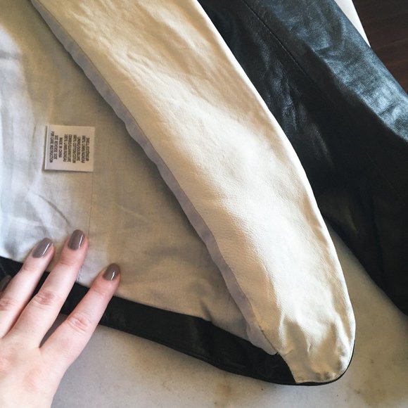 Theyskens' Theory Juji black leather jacket / blazer, size 2 / 36, 100% lamb - Picture 15 of 16